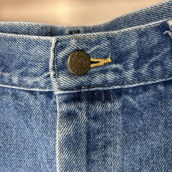 Vtg Lee Jeans  Women’s 32”x31” Medium Blue Wash High Waist, Rise Mom - Picture 5 of 8